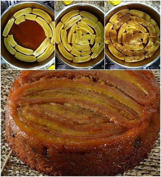 BOLO DE BANANA RÁPIDO DE LIQUIDIFICADOR