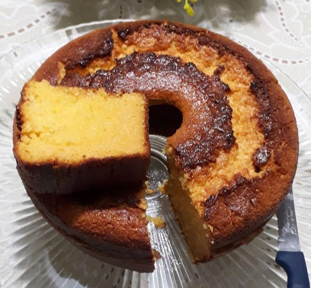 Bolo de Milho de Liquidificador