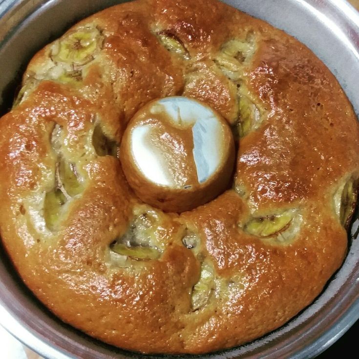 Bolo de Banana Caramelada