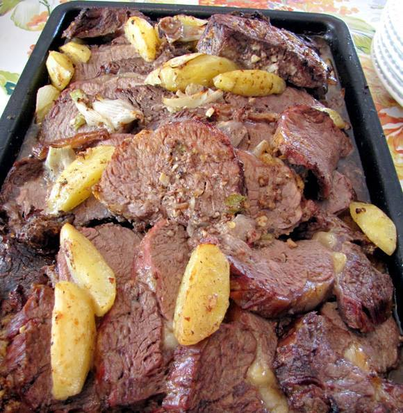 Picanha de Forno com Batatas