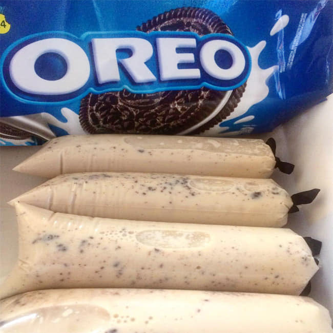 Receita de Geladinho Gourmet de Oreo