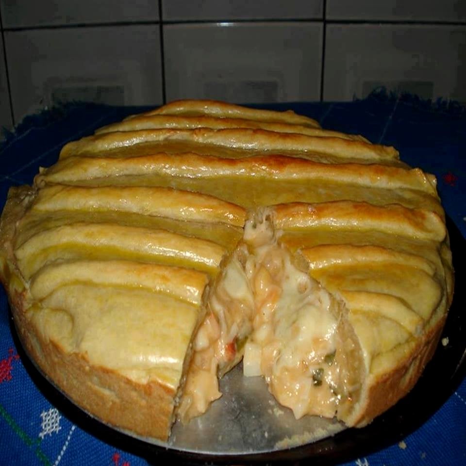 Torta cremosa de palmito