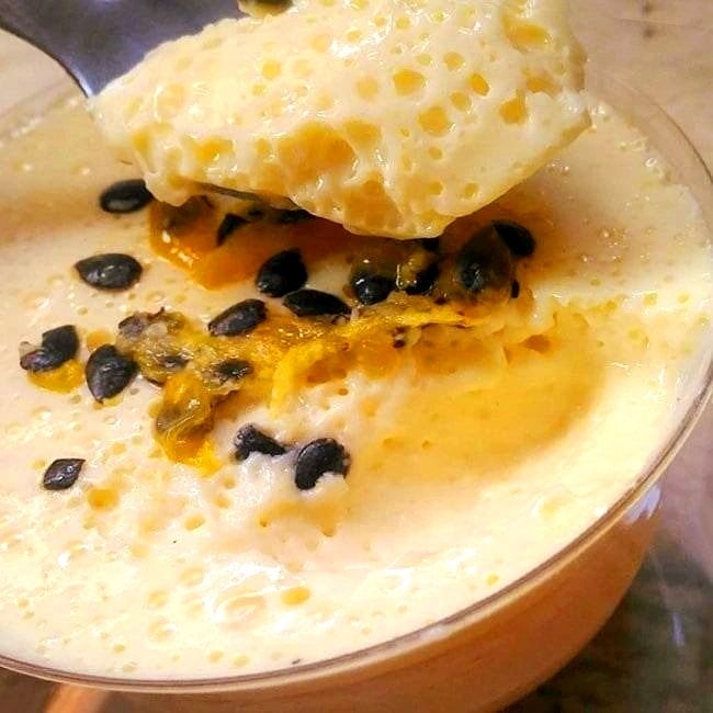 Mousse Gelado de Maracujá