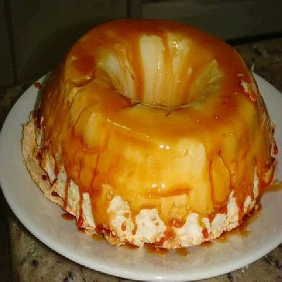 Flan de Claras Perfeito