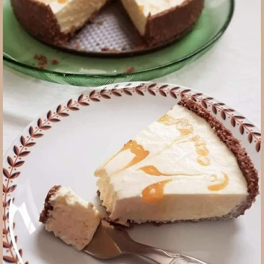 Tarte gelada de manga