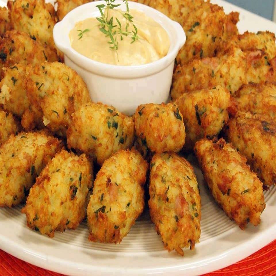 Bolinho de Arroz com Presunto