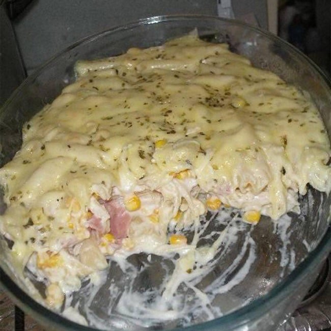 Macarrão Penne ao molho branco