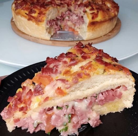 Pastelão de forno (Lanchão de mortadela defumada)