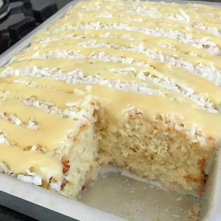 Bolo de Coco Gelado maravilhoso