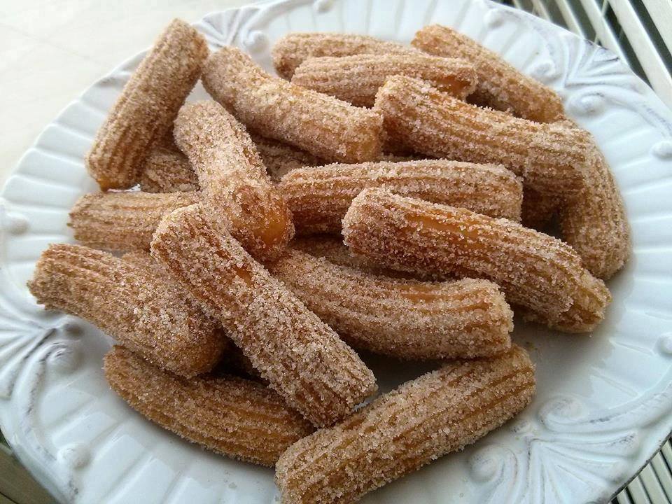 Receita de mini churros