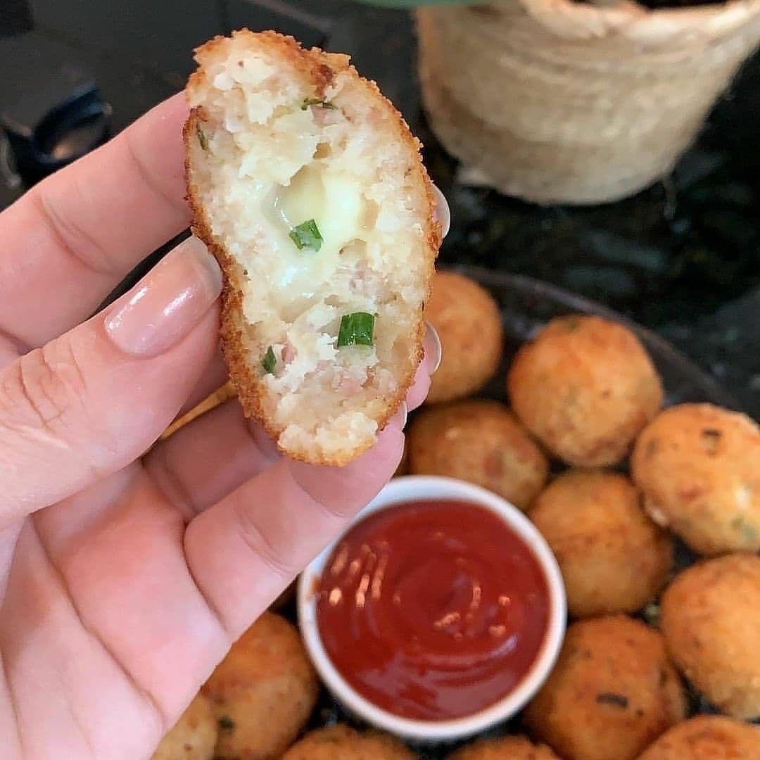 Receita do Bolinho de Arroz Delicioso pra vocês