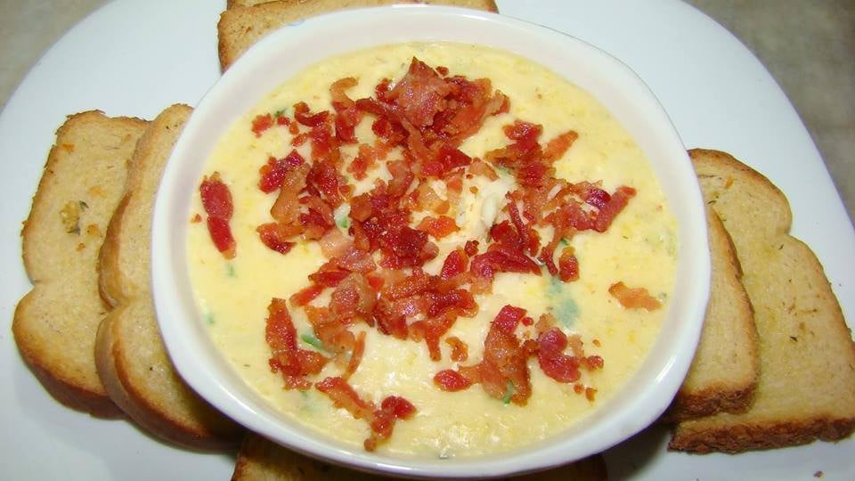 SOPA DE CREME DE BATATA COM BACON