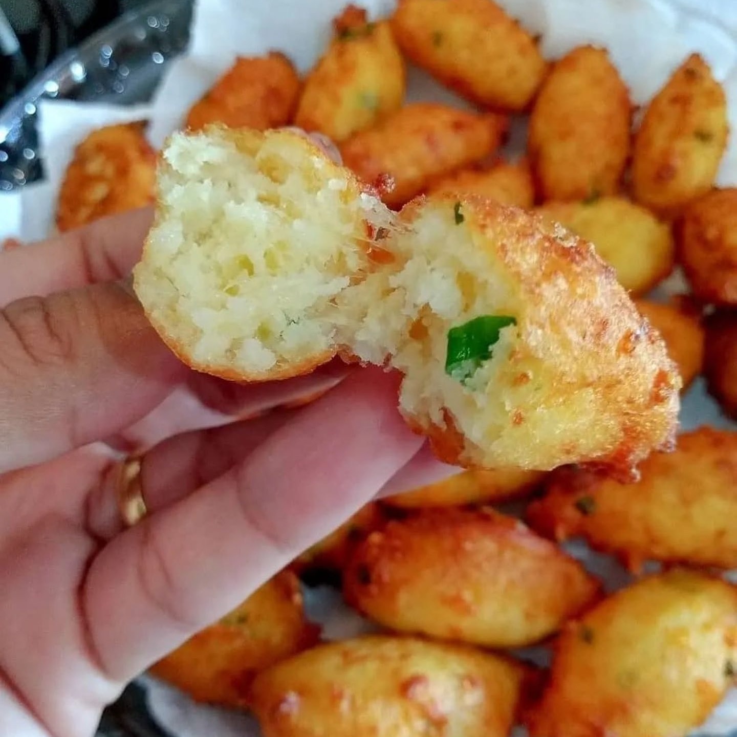 BOLINHO DE ARROZ DE LIQUIDIFICADOR