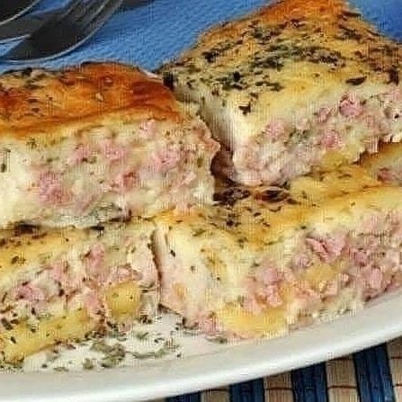 Torta de Presunto e Queijo de Liquidificador