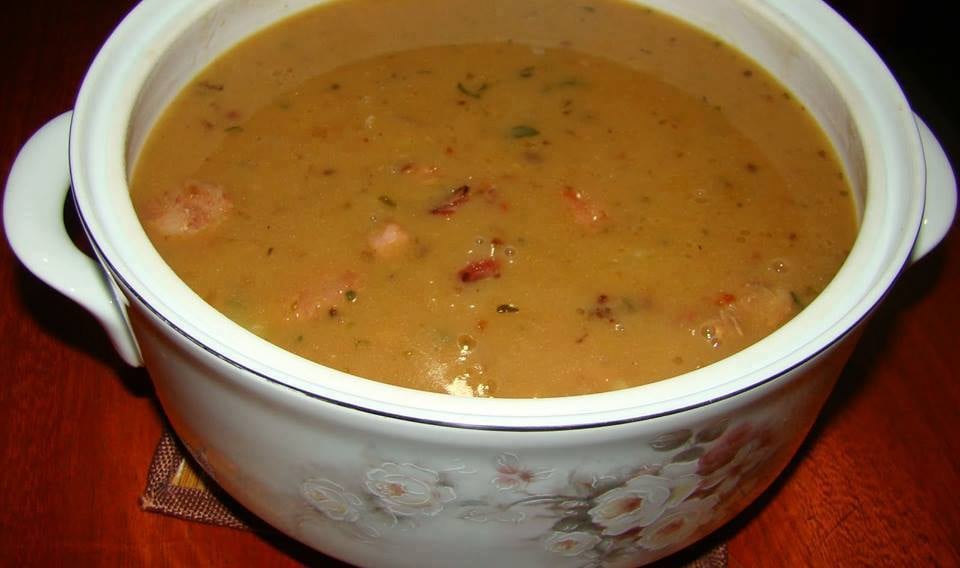 SOPA DE ABÓBORA E BACON