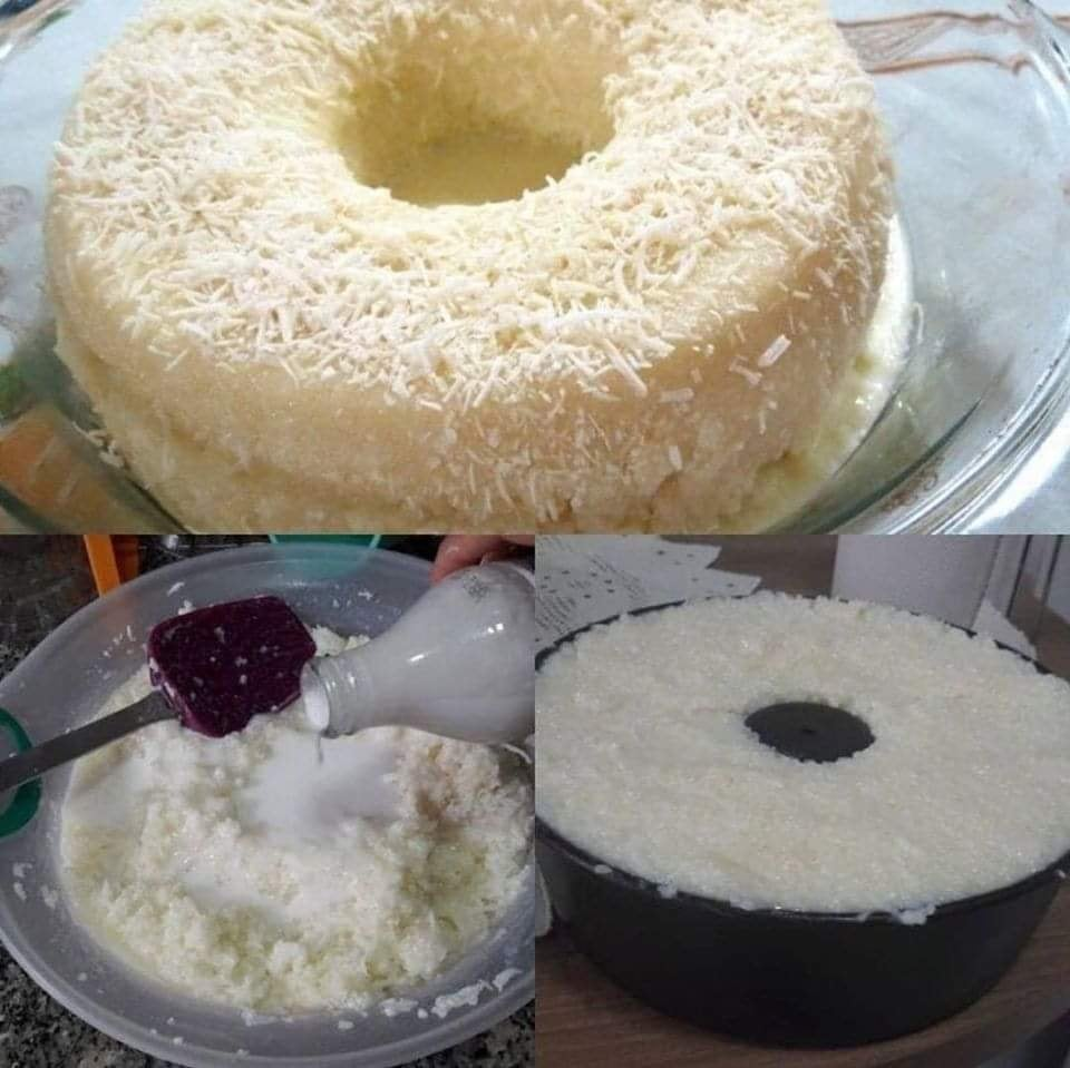 Bolo de Tapioca cremoso