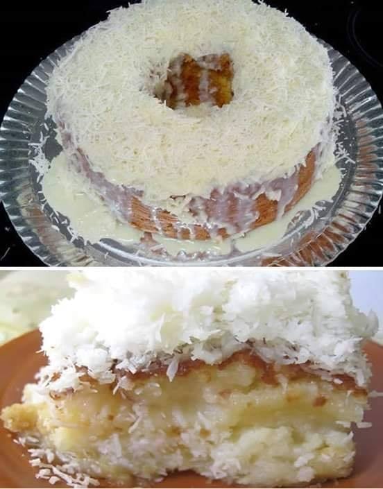 Bolo de Coco Gelado prático e delicioso