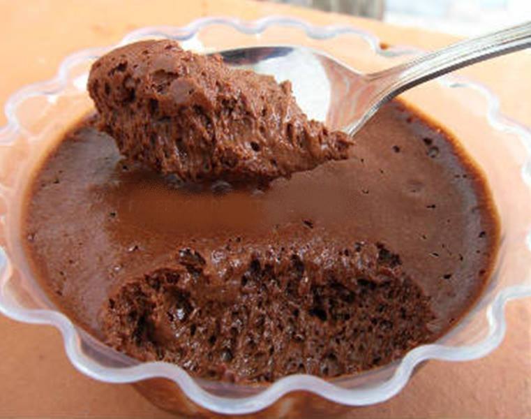 MOUSSE DE CHOCOLATE DE NATAL