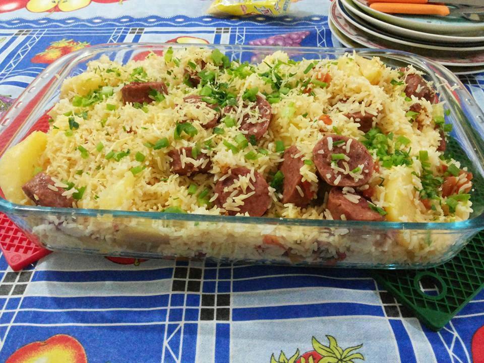 Arroz Delicioso na Panela de Pressão