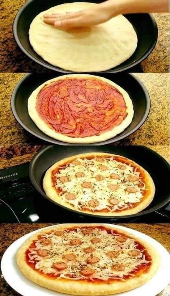 Pizza na Frigideira