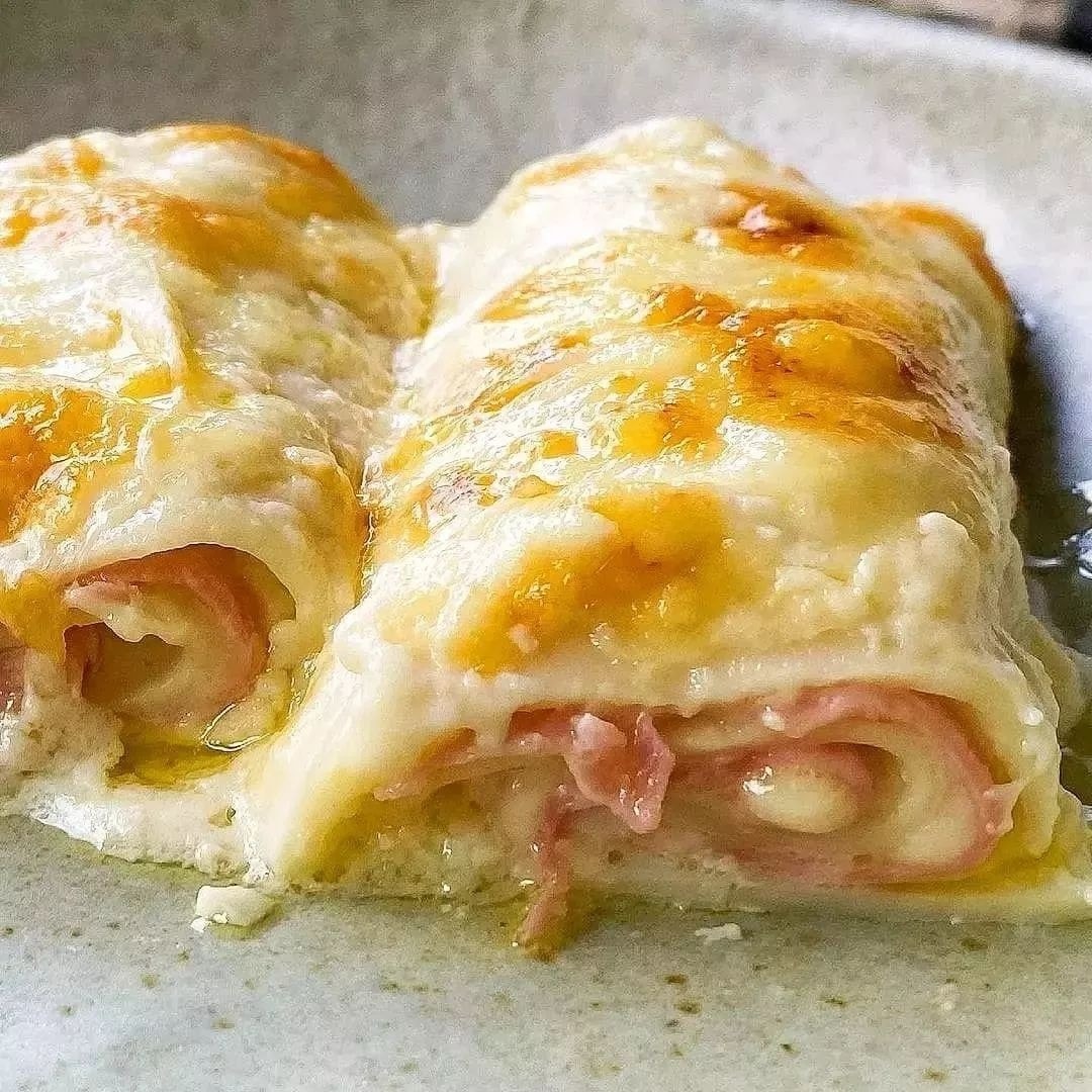 Canelloni de Queijo e PRESUNTO