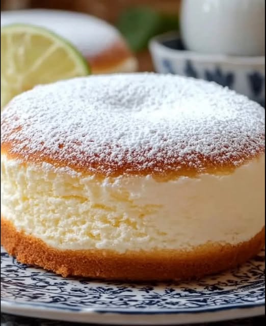 Bolo Nuvem de Limão Sem Leite e Sem Trigo – Uma Sobremesa Leve e Cítrica! 🍋☁️
