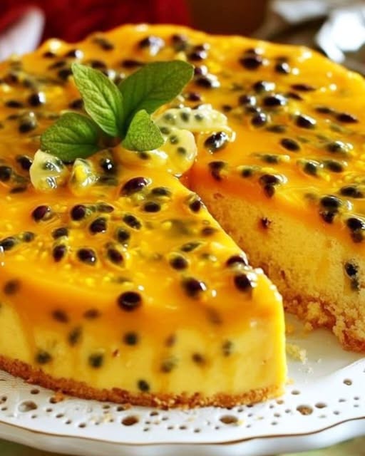 Torta de Maracujá: Um Doce com Frescor Tropical! 🍈✨