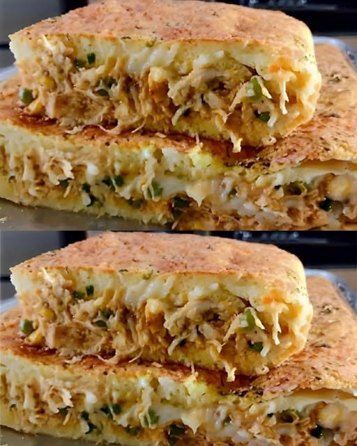 Torta de Frango Cremosa – Fácil, Deliciosa e Perfeita para Qualquer Ocasião! 🥧✨