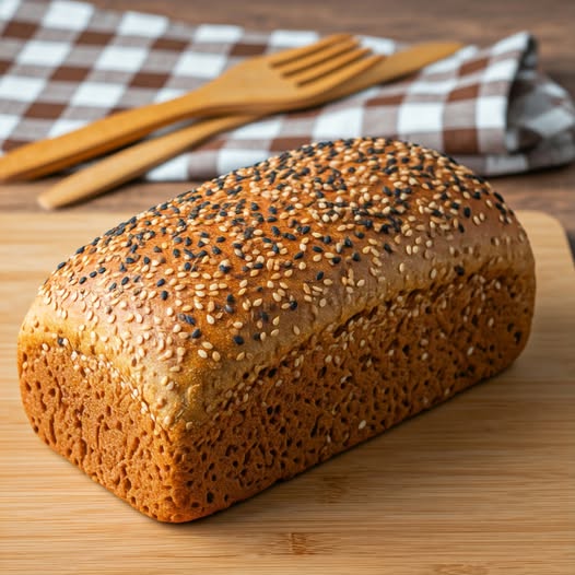 Pão Integral Caseiro Simples – Saboroso, Nutritivo e Feito com Carinho! 🥖✨