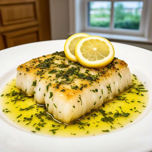 Peixe na Manteiga de Ervas com Limão – Uma Explosão de Sabor Leve e Sofisticada! 🐟🍋