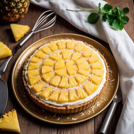 Torta de Abacaxi com Ricota: Uma Sobremesa Cremosa e Refrescante!